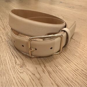 Abercrombie & Fitch Leather Belt Beige XXS/ XS